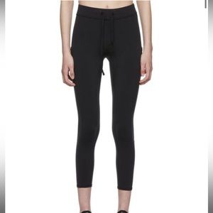 Alo black leggings with drawstring